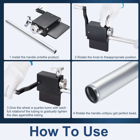 How to use Bead Roller Beader Tool for Tube and Pipe, Easy Beading for Intake and Intercooler Piping, Copper or Aluminum