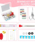 All In One Travel Sewing Kit With Colorful Threads Scissors Needles And A Storage Case A Portable Emergency Repair Tool Set