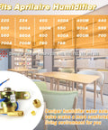 4040 Humidifier Water Solenoid Valve 24 Volt Fit For Aprilaire 240 400 500 600 700 Series, shown with installation guide and valve details.