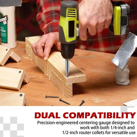 Dead On Router Bit Template Guide Base Plate Centering Tool Built For Exact Alignment On Quarter And Half Inch Collets Heavy Duty Hss Design delivering alignment with router drill.