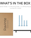 Matte Black 10 Inch Cabinet Handles For Kitchen Cabinets And Drawers Stainless Steel Hardware Drawer Pulls with screws