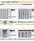Adjustable Curtain Rod 36 To 63 Inches Black Three Quarter Inch Pole Fits Windows And Patio Easy To Install with different curtain types.