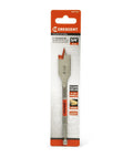 Flat Spade Drill Bit 6 Inch By 3/4 Inch With 1/4 Inch Quick Release Hex Shank in packaging