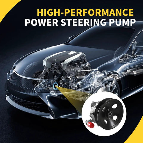 Diagram showing Power Steering Pump Replacement for Mercedes-Benz ML320 ML350 ML430 ML500 ML55 1998-2005 in vehicle