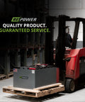 24V Forklift Battery Reconditioned Lead Acid For Electric Forklifts Heavy Duty Industrial Power Workhorse 12 125 17 Series 38x12 Warehouse Equipment Compatible With Systems, on pallet