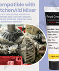 Heavy Duty Worm Gear Kit With Food Grade Grease And Gasket For Stand Mixers Replacement WPW10112253 4162897 4161531