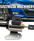 CVT transmission stepper motor for Nissan JF010E/RE0F09A/RE0F09B; silver metal housing, black connector.