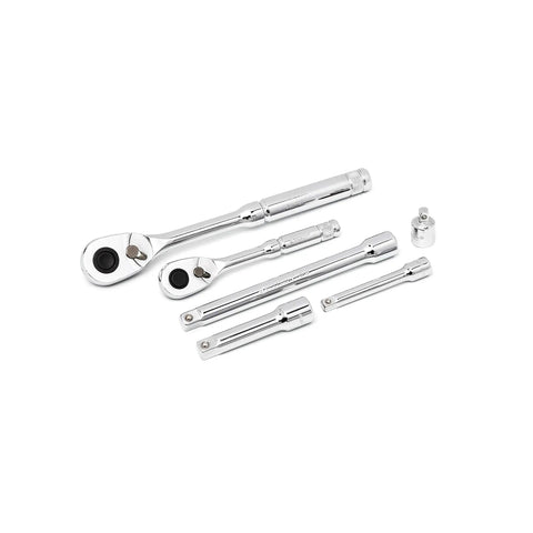 Beast 150 Piece One Quarter And Three Eighths Inch Drive Six Point SAE And Metric Tool Set Quick Release Ratchet and Extensions
