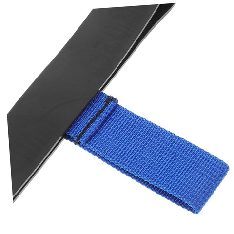 Neoprene Scuba Tank Belt with Secure Hold for Dive Gear, featuring durable blue strap and neoprene section for comfort and retention.