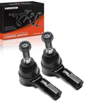 Two Pack Front Outer Tie Rod Ends For Chevy Trax 2013 To 2022 With Hydraulic Steering Left And Right Front Installation Premium Replacement For Chevy Trax With Durable Ball Joint Ends, pair on box