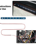 Plug And Play LED Light Strip Kit For Adventurer 5M Pro With 710mm Cable And 230mm Light Bar, installation view