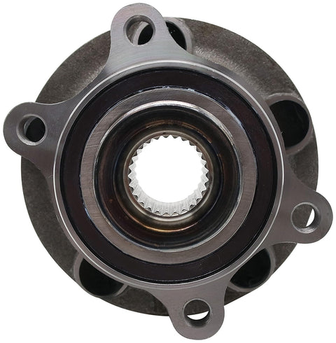Front view of Wheel Bearing And Hub Assembly For Ford And Lincoln Models Complete Repair Kit With OE Quality Fit