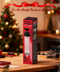 Front view of SEDY 500cc fluid extractor packaging; red and black box with syringe illustration.