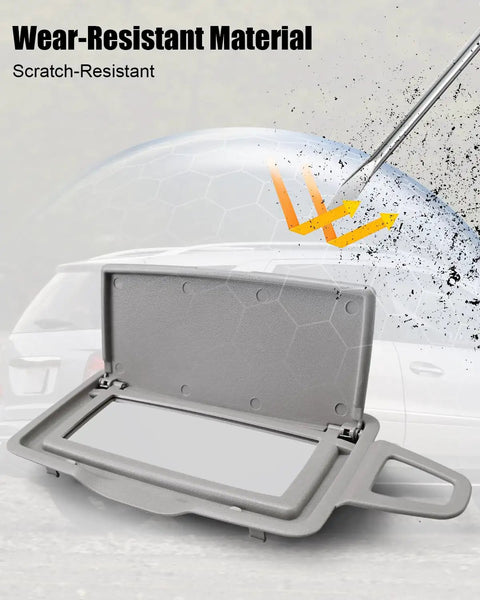 Left Front Sun Visor Vanity Mirror Cover for Mercedes Benz GLE GLC C E S Class 2012 2020 Replacement Grey Makeover Mirror