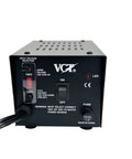 Back view of Heavy Duty Japanese Step Up Down Voltage Transformer 1000 Watt For 110 120 To 100 Volt Appliances Converts USA To Japan And Back