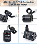 1212Pro 3500KV Brushless RC Motor for 1/18 and 1/24 Crawlers shown from various angles