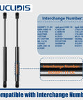 Top Notch 20 Inch Gas Struts Set Of Two Delivering 10 Pounds Of Reliable Lift Force For RV entry doors and hatches.