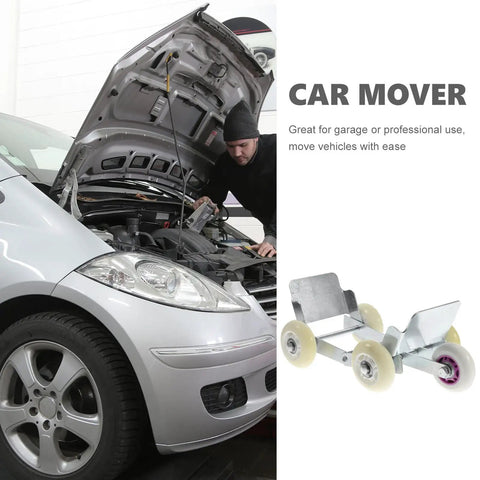 Heavy Duty Car Mover Dolly With Steel And Rubber Wheels For Cars Motorcycles And Electric Vehicles One Person Move And Spin Your Vehicle In The Garage Or Shop No Slip Rust Resistant Wheels For Pros. car mover dolly with steel frame and rubber wheels for garage use