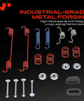 Top Tier Complete 20 Piece Brake Caliper Hardware Kit For Smart Fortwo 2005-2016 And Nissan Aprio Drum Setup Quick Swap Smooth Performance Daily Ride Restore Stop Power Today, assorted brake springs and clips