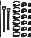 150 Piece Cat Head Cable Management Straps Heavy Duty Nylon Wire Ties assorted sizes for neat cord organization in office.