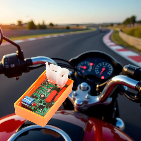 Universal 5 Pin AC CDI Ignition Box With Dual Plug All In One Adjustable CDI Module for go karts and dirt bikes on motorcycle
