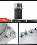 Beefed Up 12V 170Amp Truck Alternator For Freightliner Kenworth Peterbilt Sterling Without Pulley close-up details of connectors