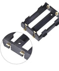 Slick 26650 Battery Case Holder Set With Easy Pin Connectors for 3.7V Lithium Cells showing detailed pin connections