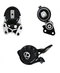 Heavy Duty Engine And Transmission Mount Kit For Ford Edge And Mkx Replacement 3 Piece Set displaying components from different angles.