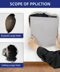 All In One Drywall Repair Patch Kit For Large Holes 12 By 12 Inch Panel Quick And Easy Fix For Walls And Drywall application