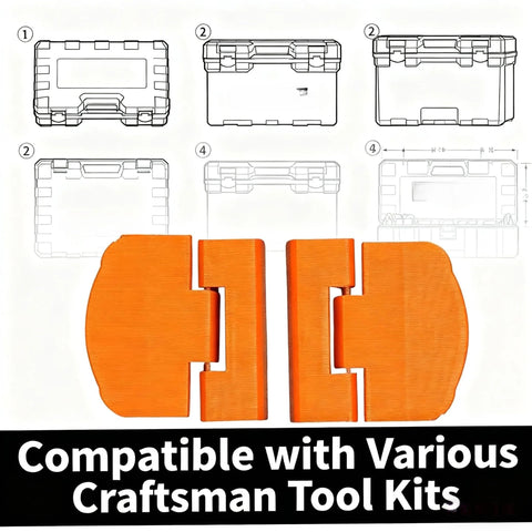 Replacement Latch For Tool Box 2 Pack Compatible With Craftsman And Other Mechanical Tool Kits Locking Mechanism Repair Part