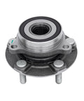 Front view of a Front Wheel Bearing Hub Assembly Set Of 2 Compatible With Hyundai Elantra 2017 To 2023 Elantra GT 2017 To 2020 Ioniq 2017