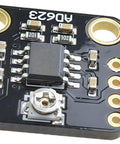 Close-up of AD623 Integrated Circuit on Adjustable Gain Amplifier Module For Hella Precise Signal Boosting and Seamless Data Acquisition.