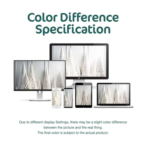 Color difference specification for the Slick White Barn Door Photography Backdrop For Studio Sessions And Indoor Portraits.