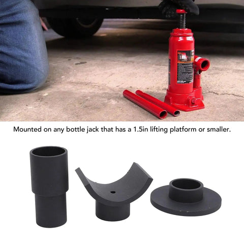Beefy Bottle Jack Lift Pad And Saddle Adapter For Twelve Ton Jacks Three Inch Saddle Contact Fits One Point Five Inch Platform