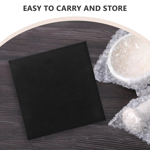 High Density Foam Inserts For Packaging And Tool Boxes That Stand Up To Deformation next to bubble-wrapped items