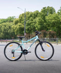 Trail Ready 26 Inch Mountain Bike For Men And Women 18 Speed Steel Frame Suspension Fork V Brakes All Terrain MTB For Adults