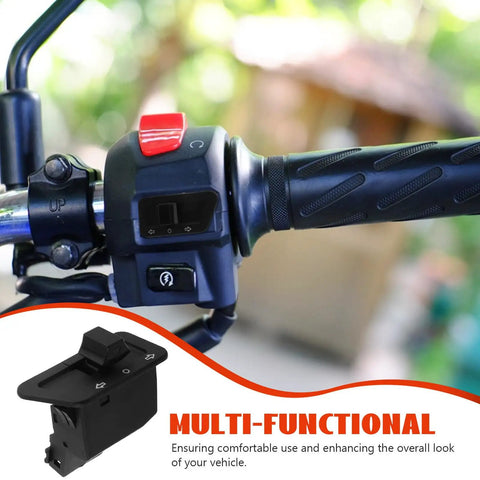 Durable Motorcycle Handlebar Turn Signal Switch With Ergonomic Design And Highly Sensitive Operation For Safe Riding