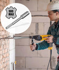 SDS Max Ground Rod Driver For Five Eighth Inch And Three Quarter Inch Rods used with rotary hammer in construction site