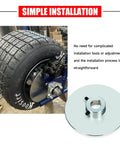 Six Inch Go Kart Brake Rotor For Manco 9598 9597 YerfDog Carter ASW Bristers Airheart MB1 Predator on tire and rotor