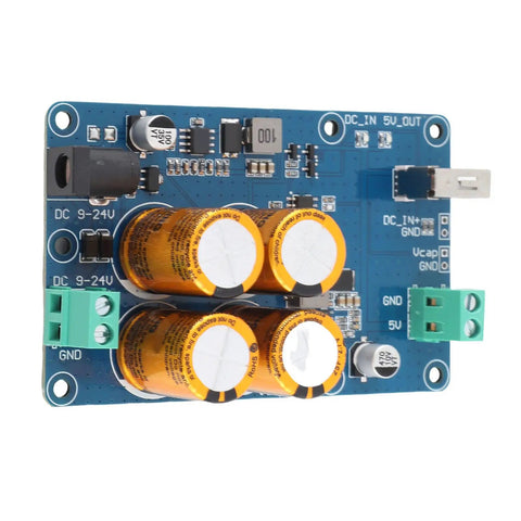 Rock Solid Super Capacitor UPS Backup Power Supply Keeps Raspberry Pi Running Smooth With Seamless 5V 3A Emergency Juice To Save Critical Data During Sudden Blackouts, photo of circuit board with capacitors.