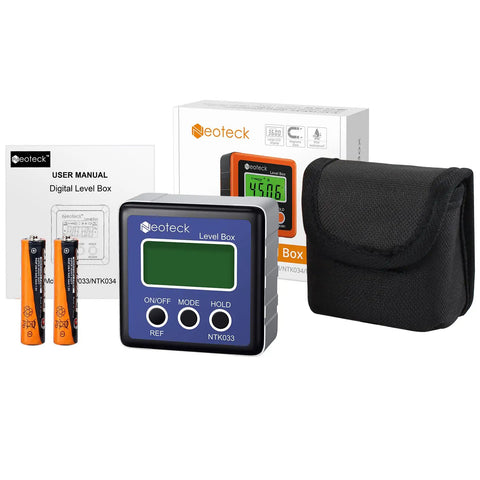 Slick Digital Angle Finder With Crystal Clear Lcd Display Waterproof Protractor And Reliable Inclinometer for precise angle checking.
