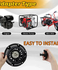 Pull Start Recoil Starter for Predator 196cc 212cc 225cc Engines, mini bikes, and generators installation demonstration