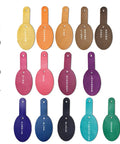 Fresh Oval Leather Key Fobs, 10 Pack Full Grain Vegetable Tanned Keychain Blanks With Hardware in assorted colors.
