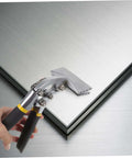 Manual Metal Bender Tool With Straight Jaw Hand Seamer Non Slip Grip used for bending sheet metal in construction projects