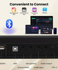 Connectivity options for 88 Key Folding Keyboard Piano With Full Size Semi Weighted Action Digital Piano Packed With 1000 Timbres And 1000 Rhythms MIDI USB Sustain Pedal Lights Microphone Portable Electric Piano For Beginners.