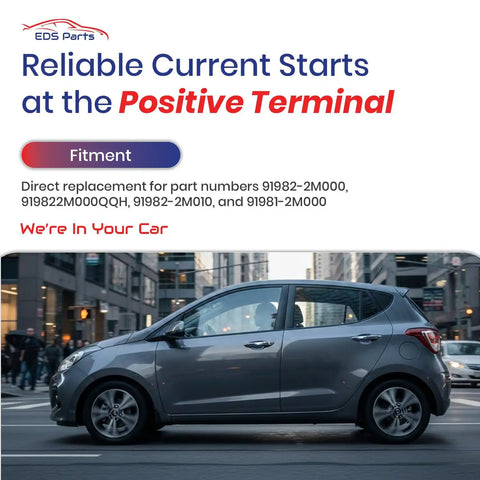 Reliable current starts with Exact OE Replacement Positive Battery Terminal Post Clamp for Hyundai Kia Genesis 91982-2M000.