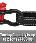 Rugged Half Inch D Ring Shackles With Screw Pin Zinc Plated Rustproof Build 2 Pack Of Heavy Duty Towing Hardware for 2 ton capacity.
