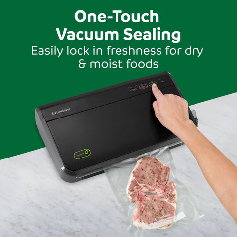 Automatic Vacuum Sealer Machine With Bag Detection And Sous Vide Friendly Design sealing meat with one-touch operation