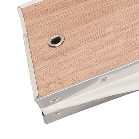 Close-up of Bee Smoker Bellows for Beehive Replacement Plywood Box With PVC Leather Clip Included 19x12 cm beekeeping gear.
