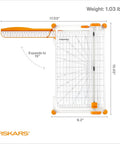 Precision Paper Trimmer With SureCut Wire Cut Line And TripleTrack System For Straight Consistent Cuts Every Time Easy Blade Switching arm extends to 15 inches